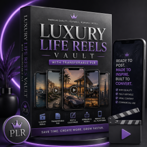 Luxury Life Reels Vault with Transferable PLR