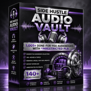 Side Hustle Audio Vault with Unrestricted PLR