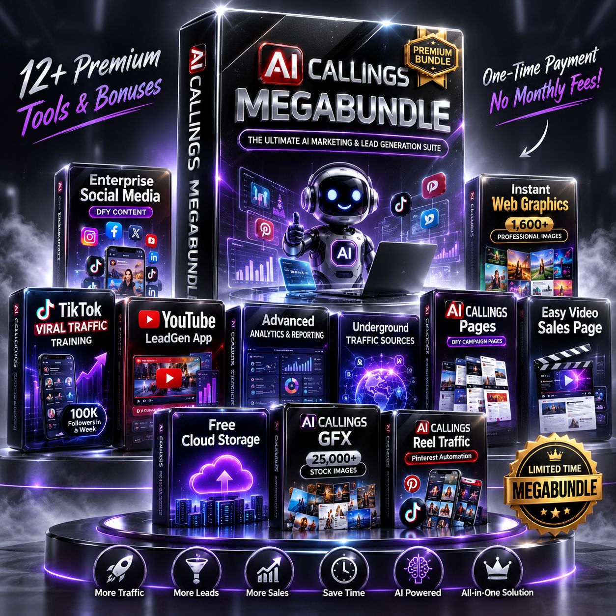 AICallings MegaBundle – Complete AI Marketing & Lead Generation Suite