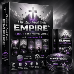 Christian Viral Reels Empire – 3,000+ Done-For-You Christian Reels with Unrestricted PLR