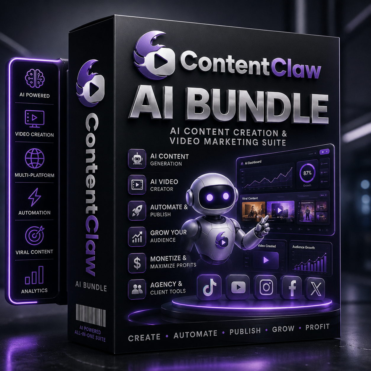 ContentClaw AI Bundle – AI Content Creation & Video Marketing Suite