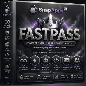 Snap Apps AI FastPass – Complete AI Business & Agency Bundle