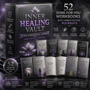 Inner Healing Vault – 52 PLR Workbooks & Journals