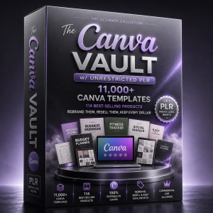 The Canva Vault – 11,000+ Canva Templates with Unrestricted PLR