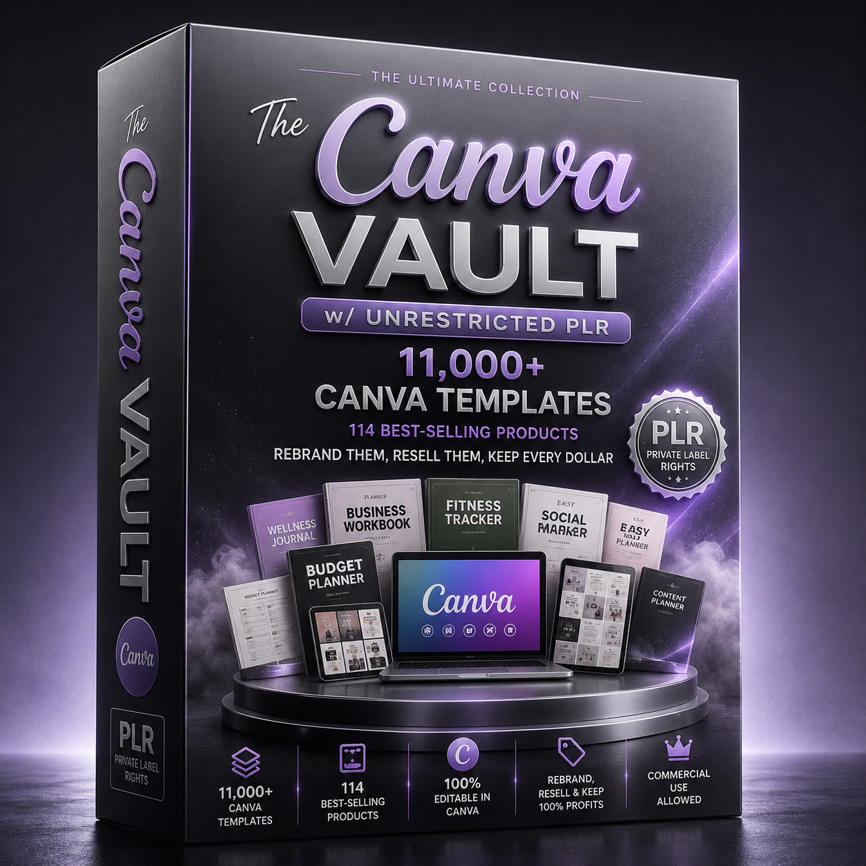 The Canva Vault β 11,000+ Canva Templates with Unrestricted PLR
